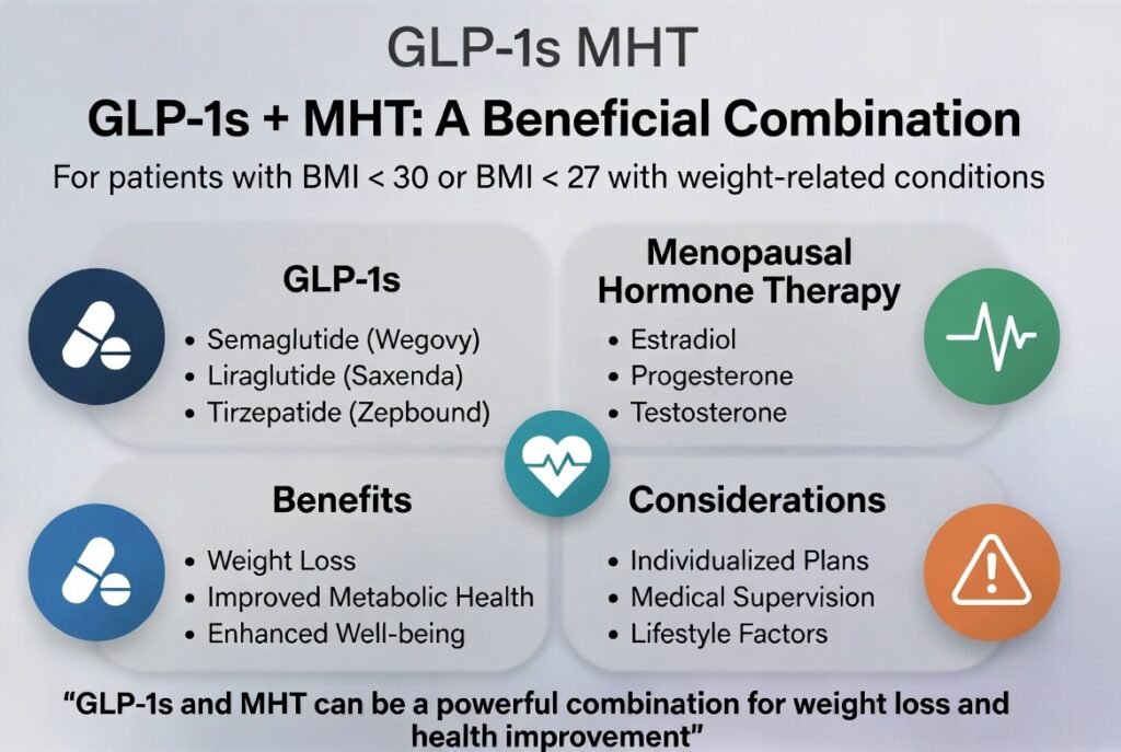 Why GLP-1s and MHT Are a Beneficial Combination 
