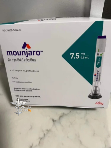 Mounjaro® (Tirzepatide) Injection 7.5 mg/0.5 mL – Prefilled Syringes (4-Pack, RX Only) 1